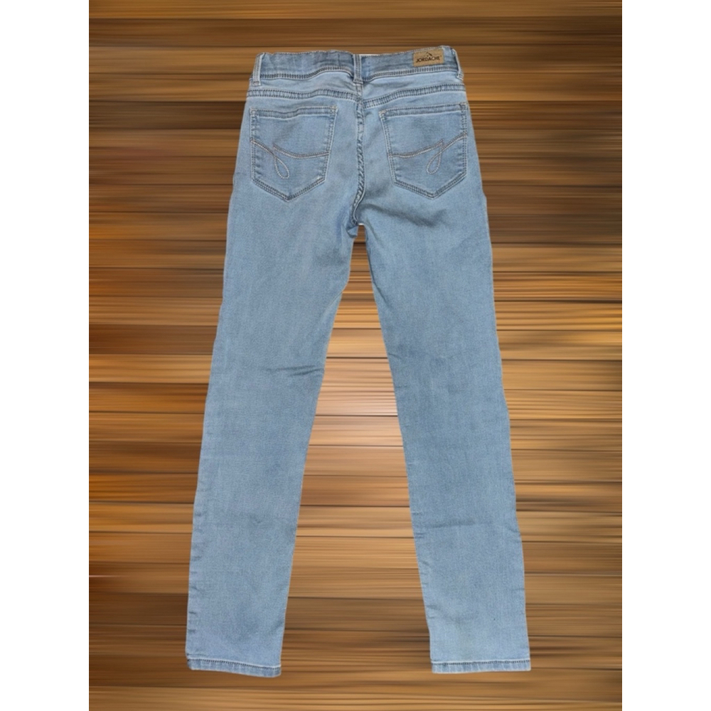 Jordache Girl's Size 10 Light Blue Stretchy Skinny Jeans Adjustable Waist EUC - Picture 2 of 15